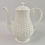 Thumbnail: Belleek cabaret coffee set, white Artichoke/Basketweave, 1869-2000