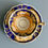 Thumbnail: Ridgway teacup, cobweb pattern peach, cobalt blue and gilt, ca 1825