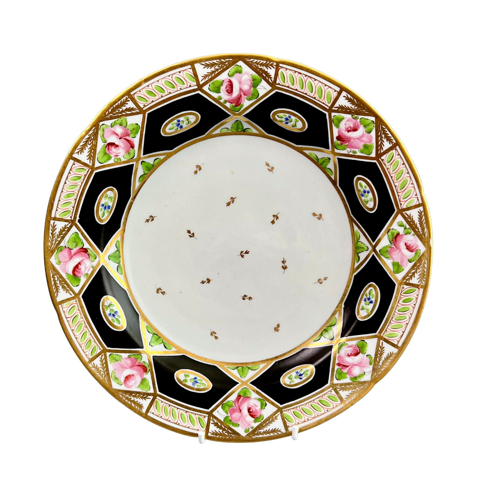 Coalport Church Gresley plate