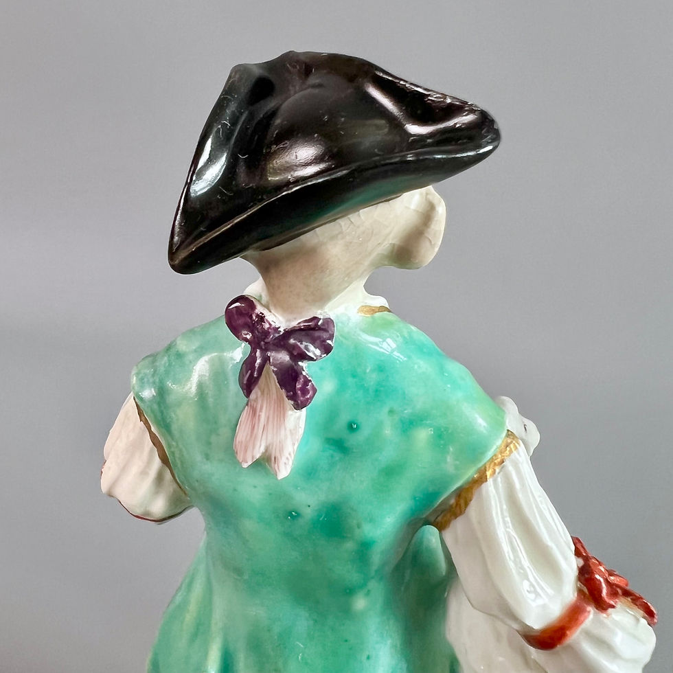 Thumbnail: Derby pair of figures, Gallant and Lady attired as Shepherds, 1756-1769