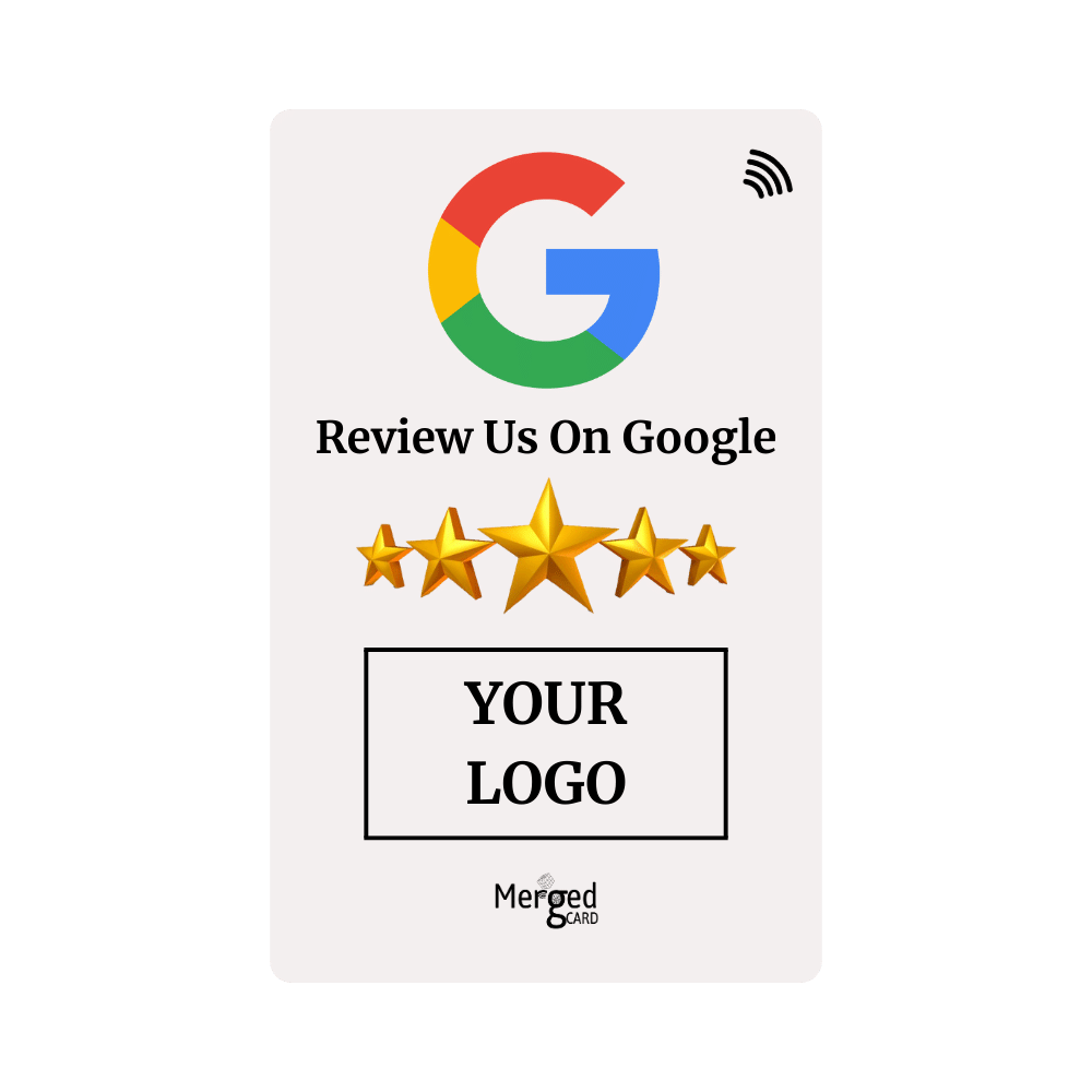 White - Google Review Card