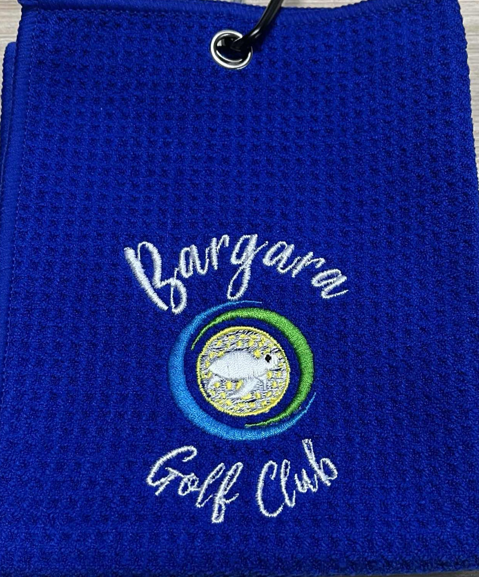 Embroidered Golf Towel