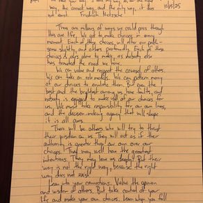 November 7, 2025- Take control of your life