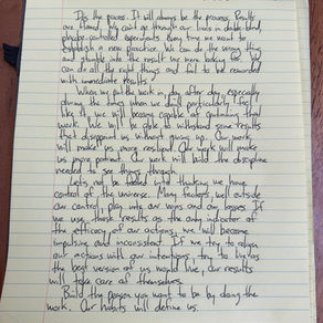 July 14, 2026- Doing the work