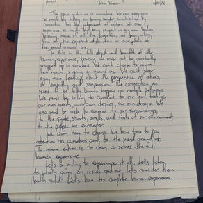 June 13, 2026- The complete human experience