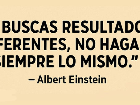 NO HAGAS SIEMPRE LO MISMO