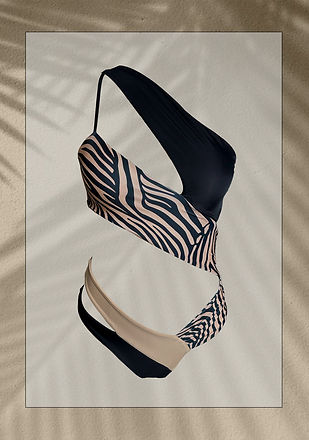 CALIDI Zebra One Piece Swimsuit