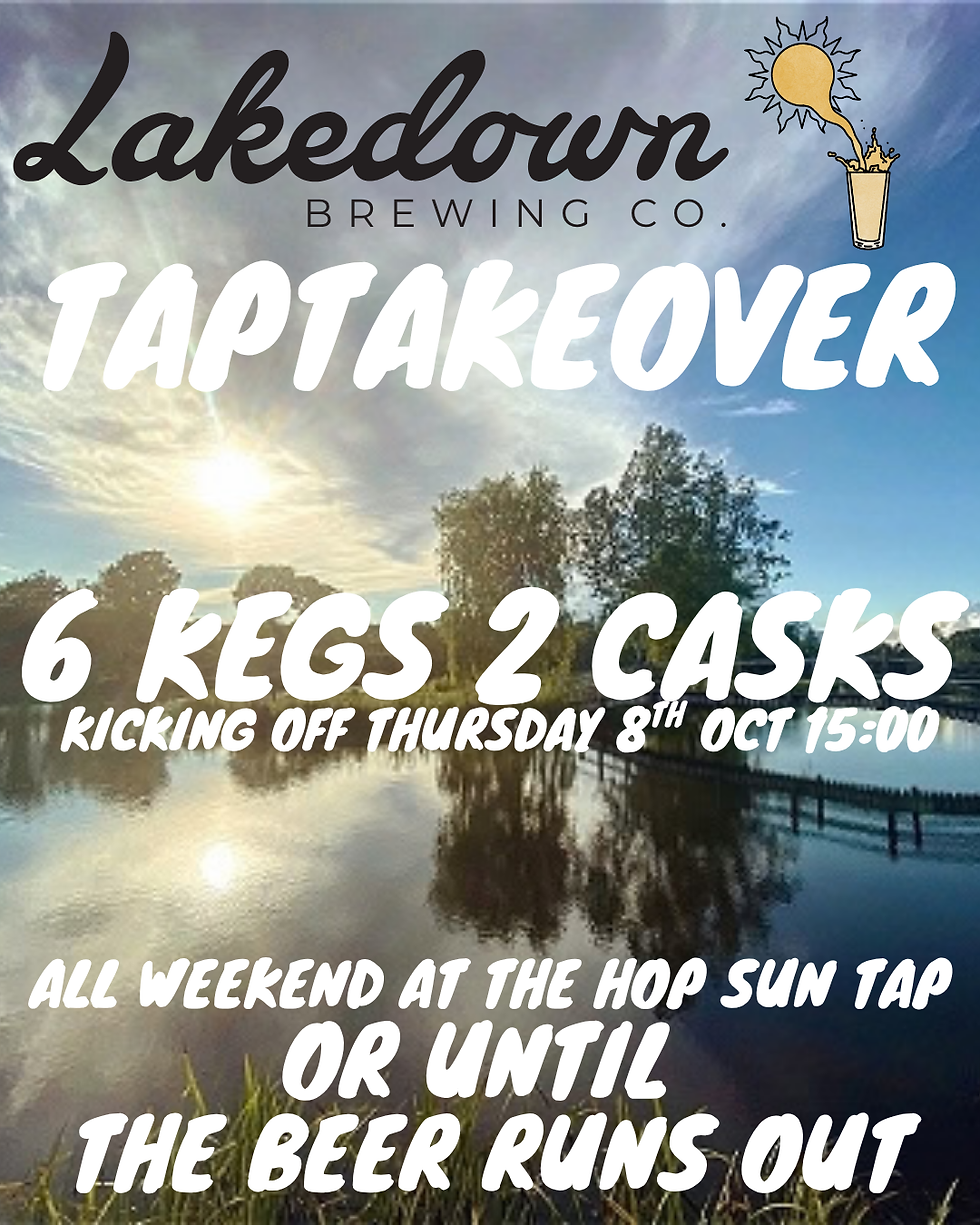 Lakedown Brewing Co Tap Takeover