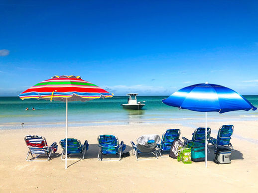 Tampa island, Clearwater Beach island adventure, toes in the sand