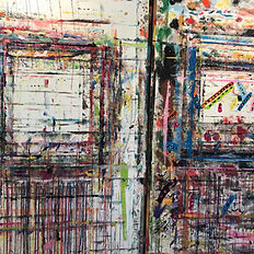 process painting studio wall