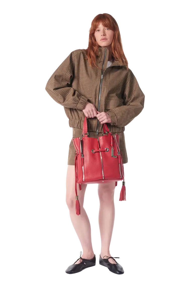 Miniature : Lancel 150 ans multizip rouge