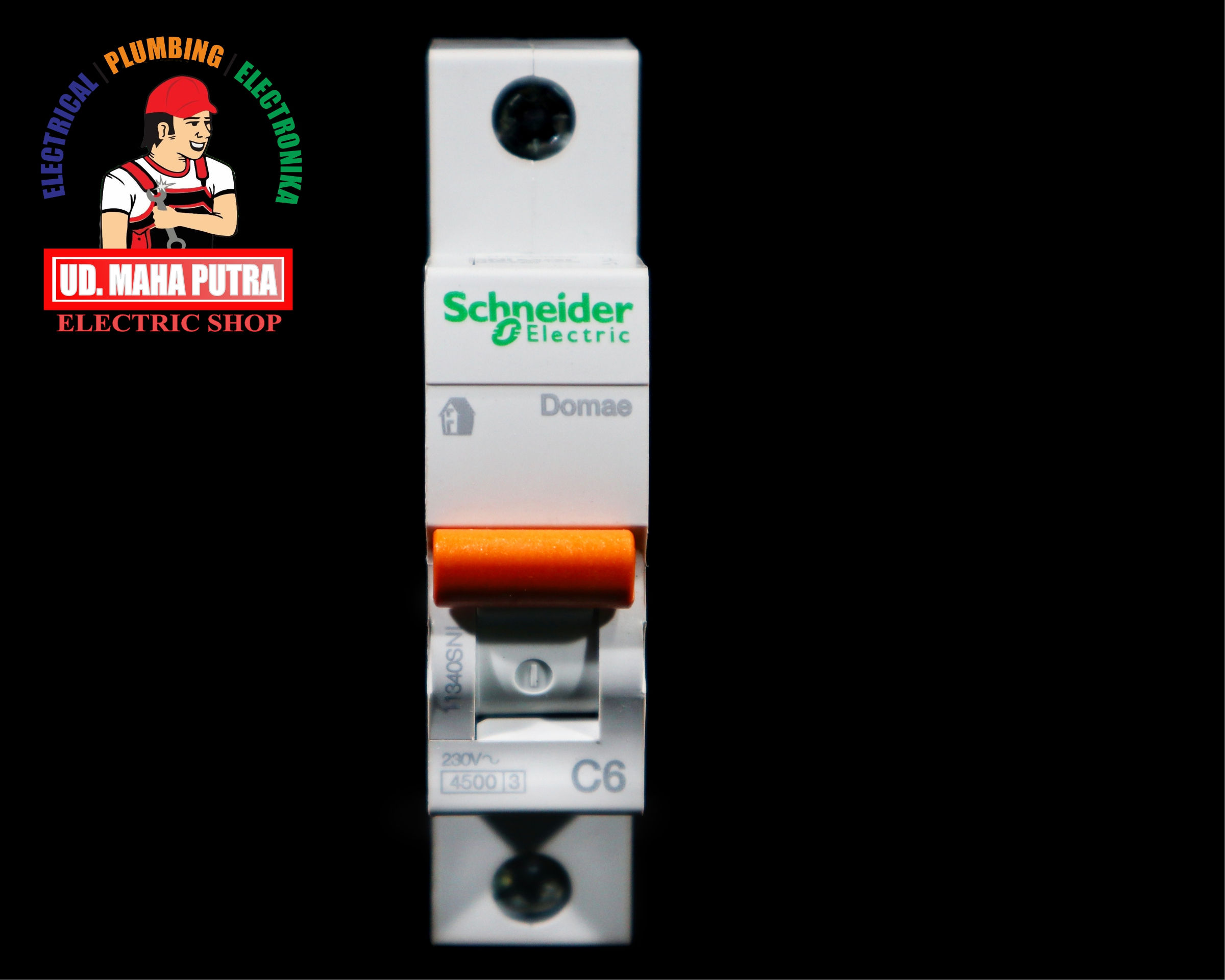 MCB 1 PAS 6 AMPERE MERK SCHNEIDER