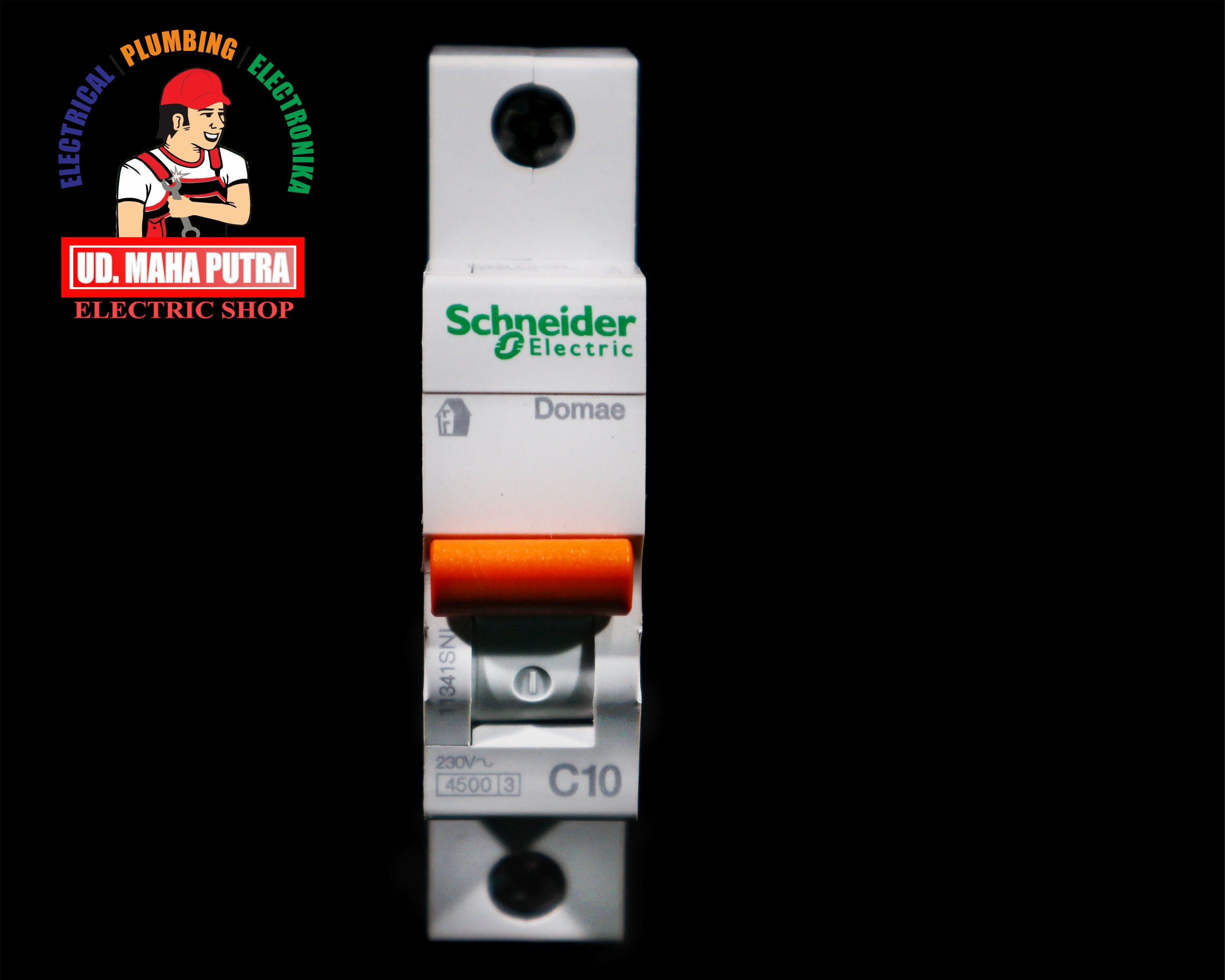 MCB 1 PAS 10 AMPERE MERK SCHNEIDE