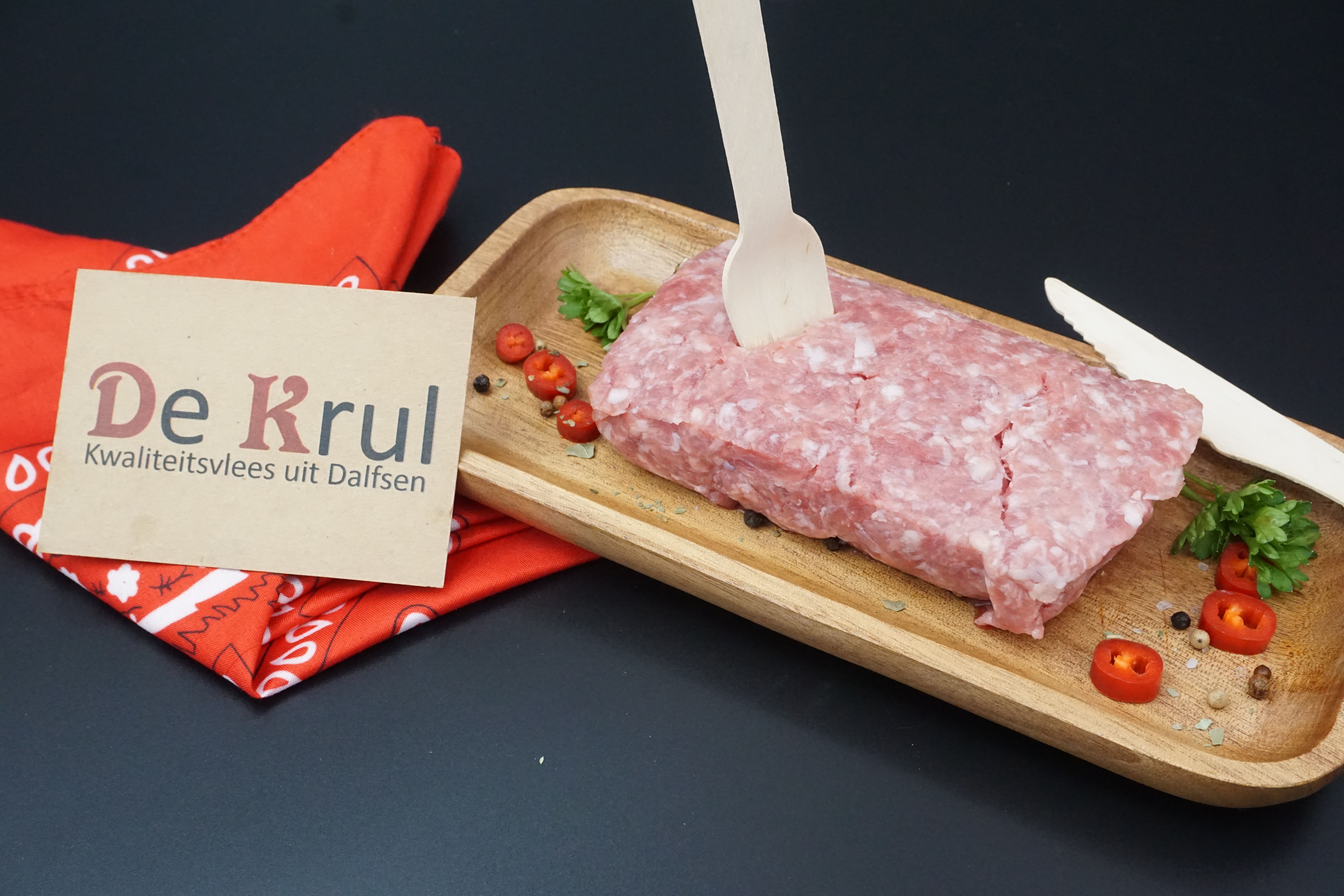 Gehakt, half om half verpakt, ca. 300 gram