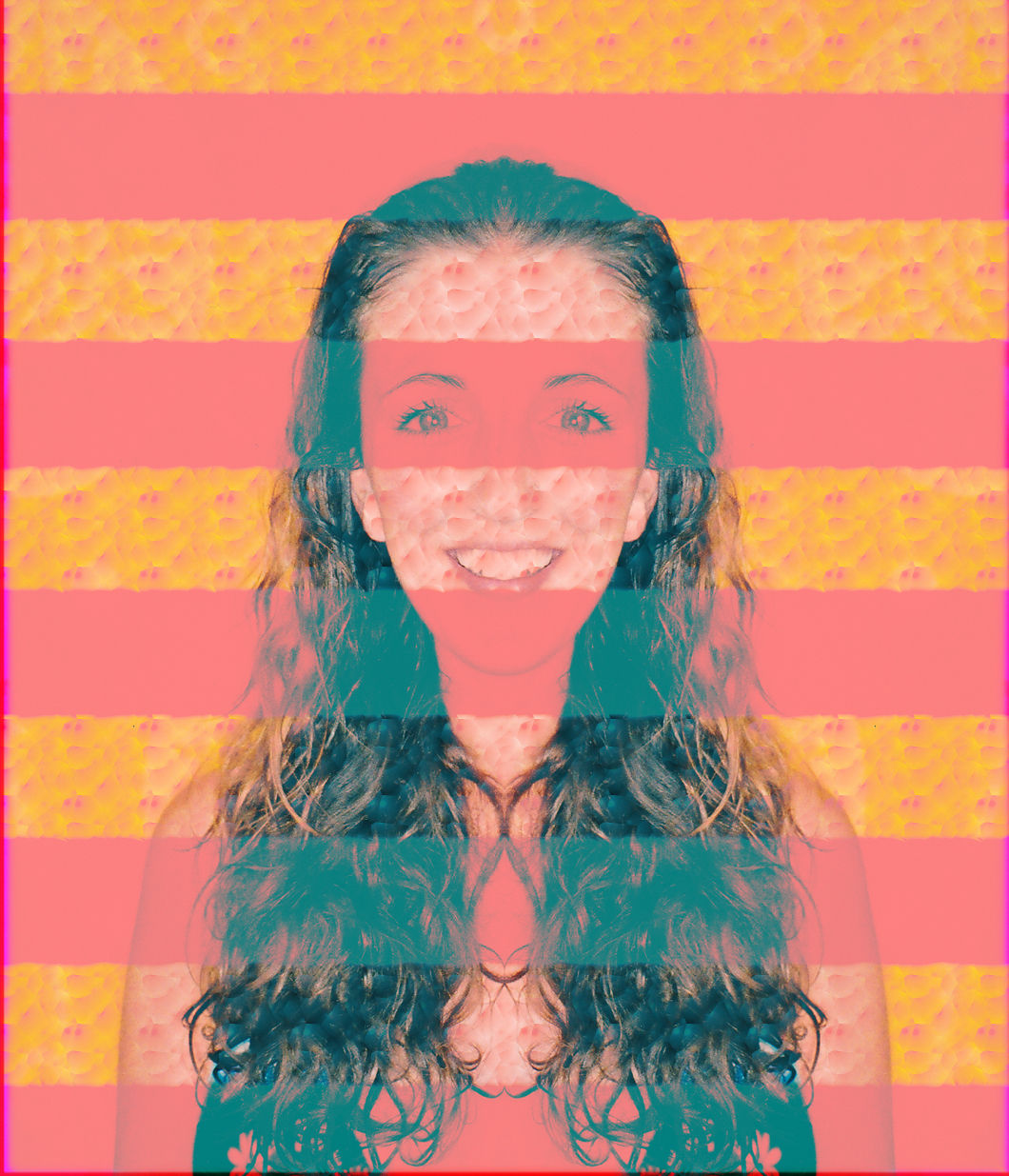 Photomontage POP "Seventy girl"