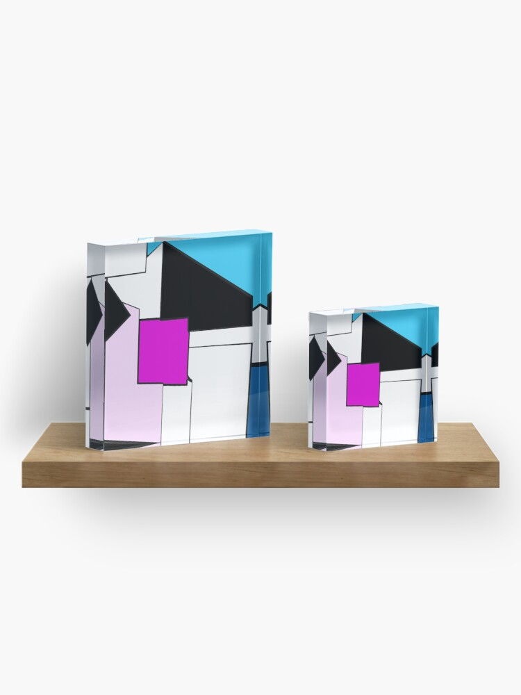 Miniature : Bloc Plexiglass Composition abstraite 5