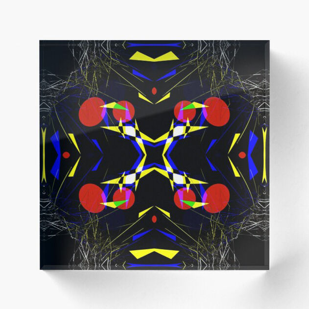 Bloc Plexiglass à motifs