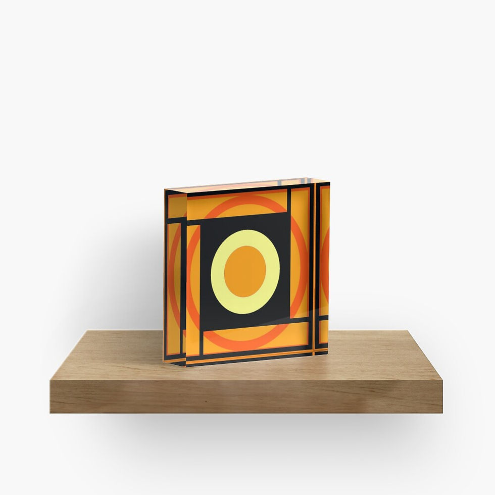 Miniature : Bloc Plexiglass à motifs