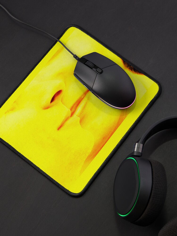 Miniature : Tapis de souris Soleil jaune fluo bipolaire