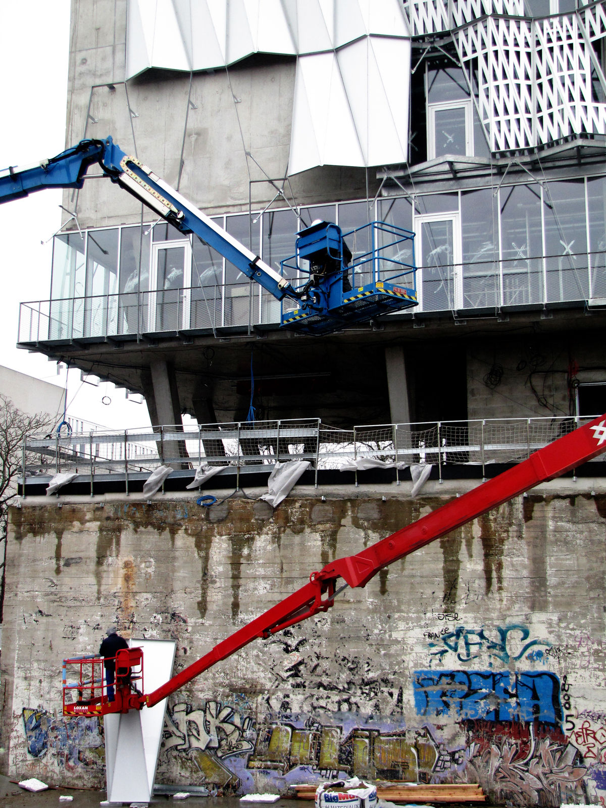 Trempolino en chantier