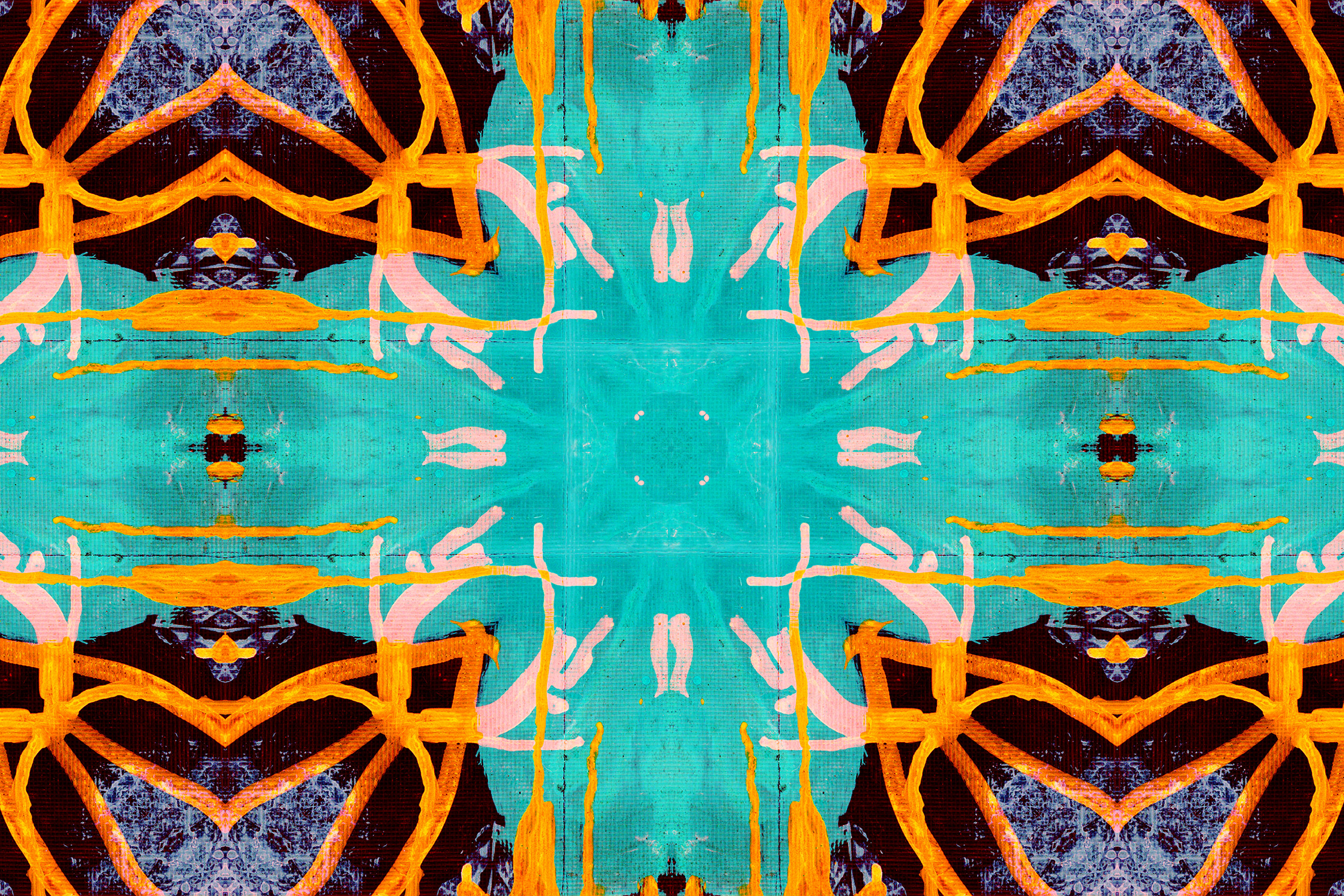 Photomontage peinture organique