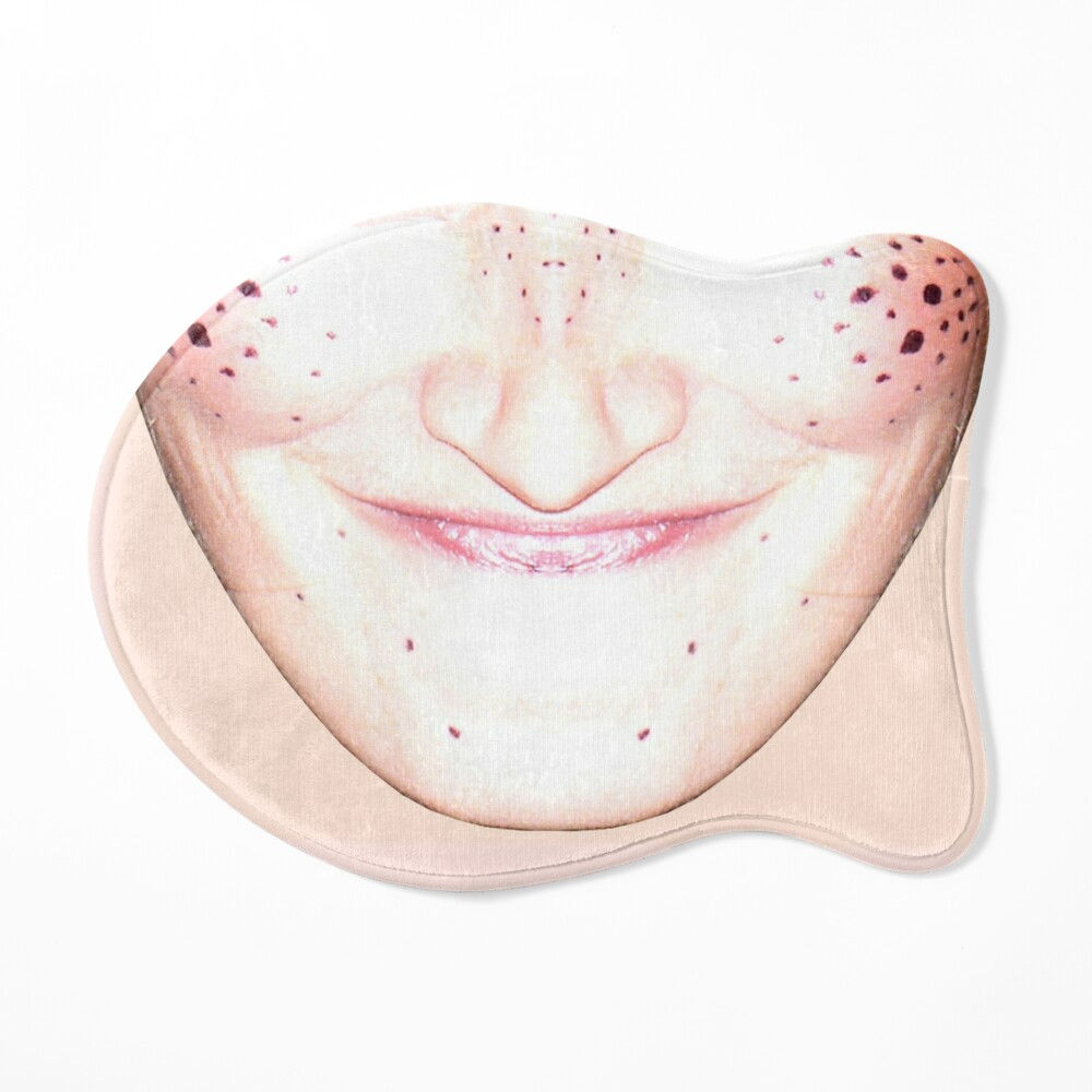 Tapis d'appoint poisson rose Gentille maîtresse