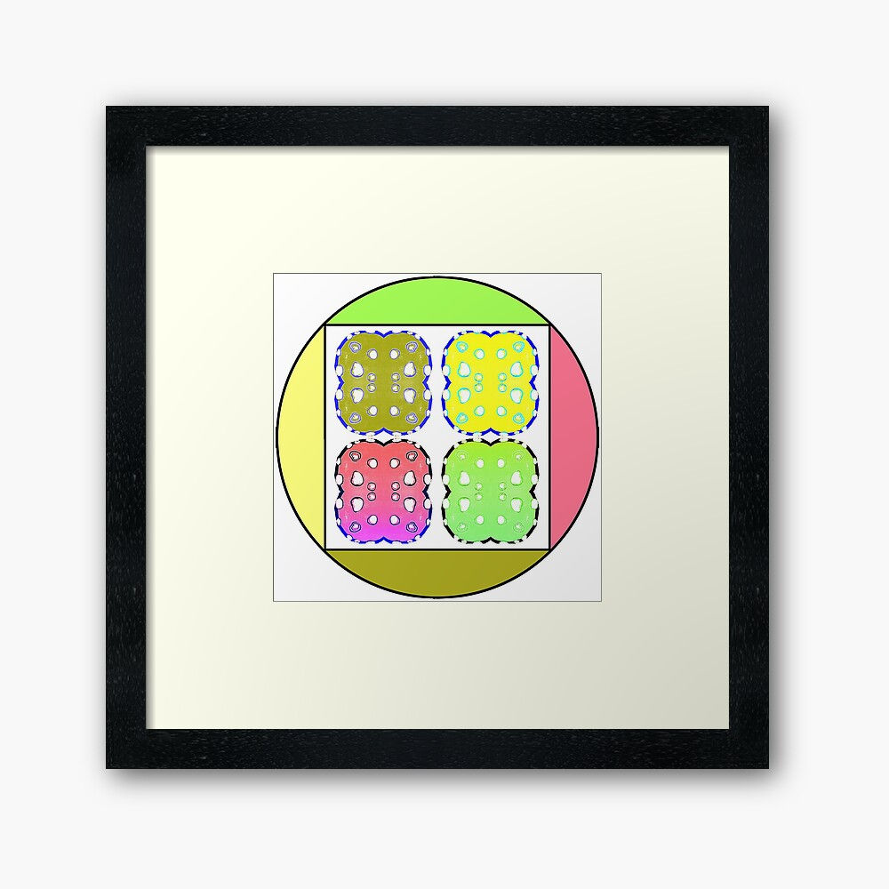 Impression encadrée abstraite 19