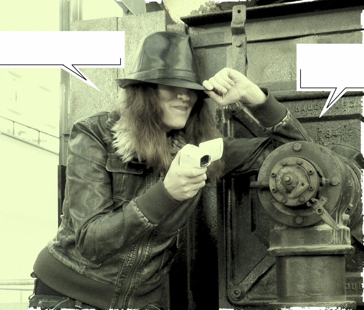 Mise en scène POP "Detective girl"