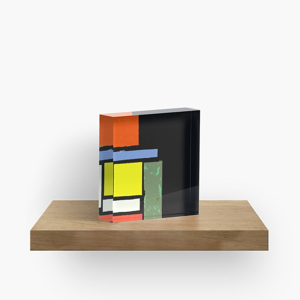 Miniature : Bloc Plexiglass à motifs