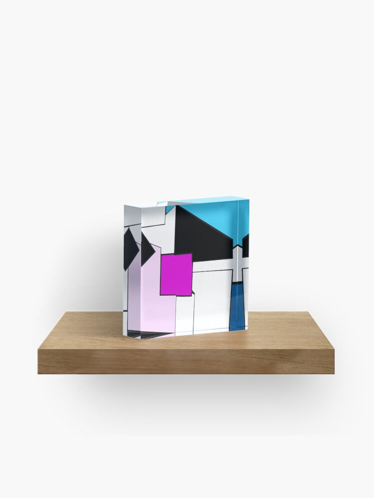 Miniature : Bloc Plexiglass Composition abstraite 5