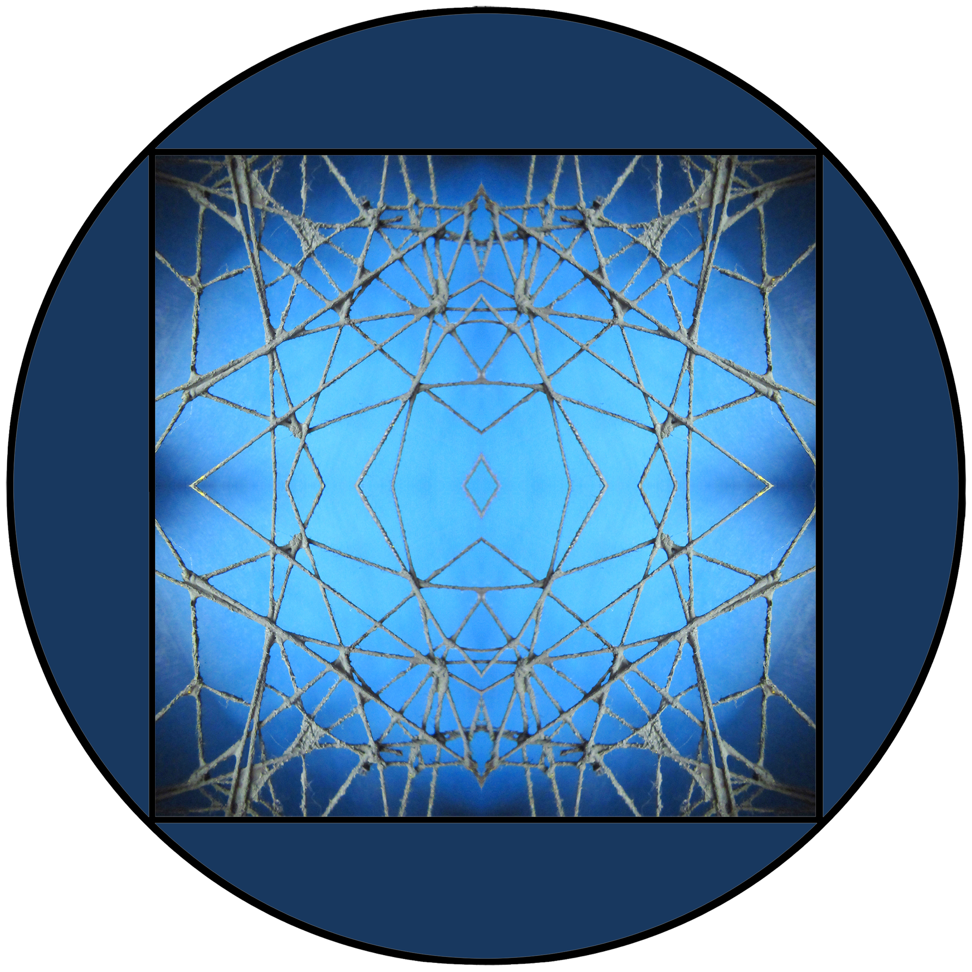 Graphisme abstrait Format rond