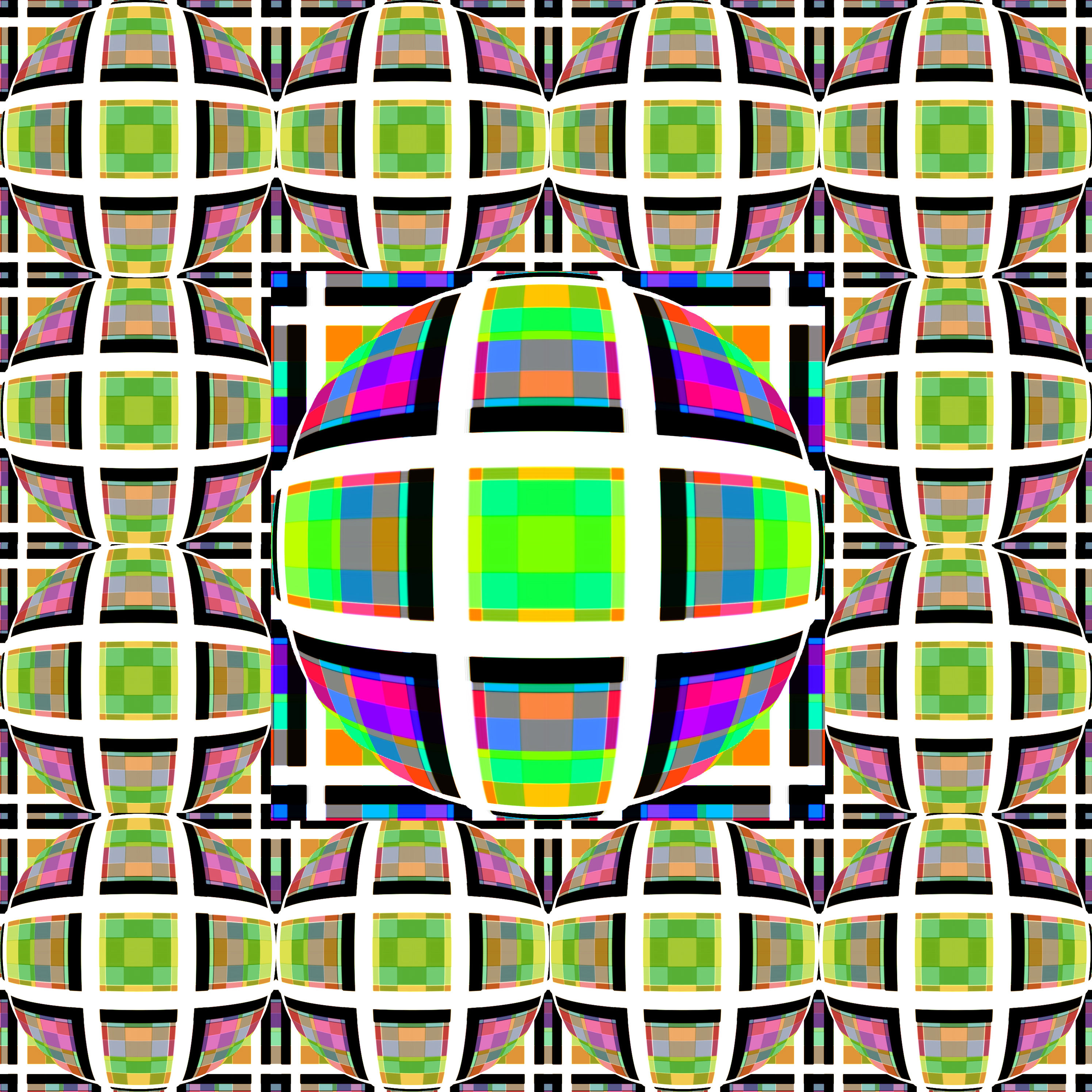 Carré rétro pop seventies