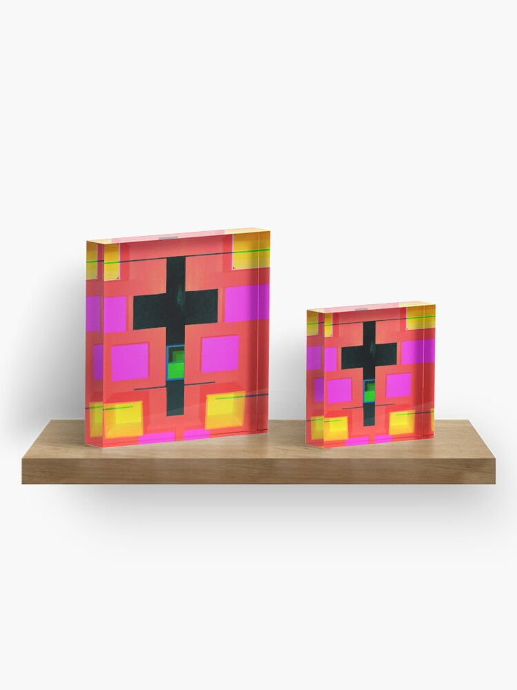 Miniature : Bloc Plexiglass à motifs