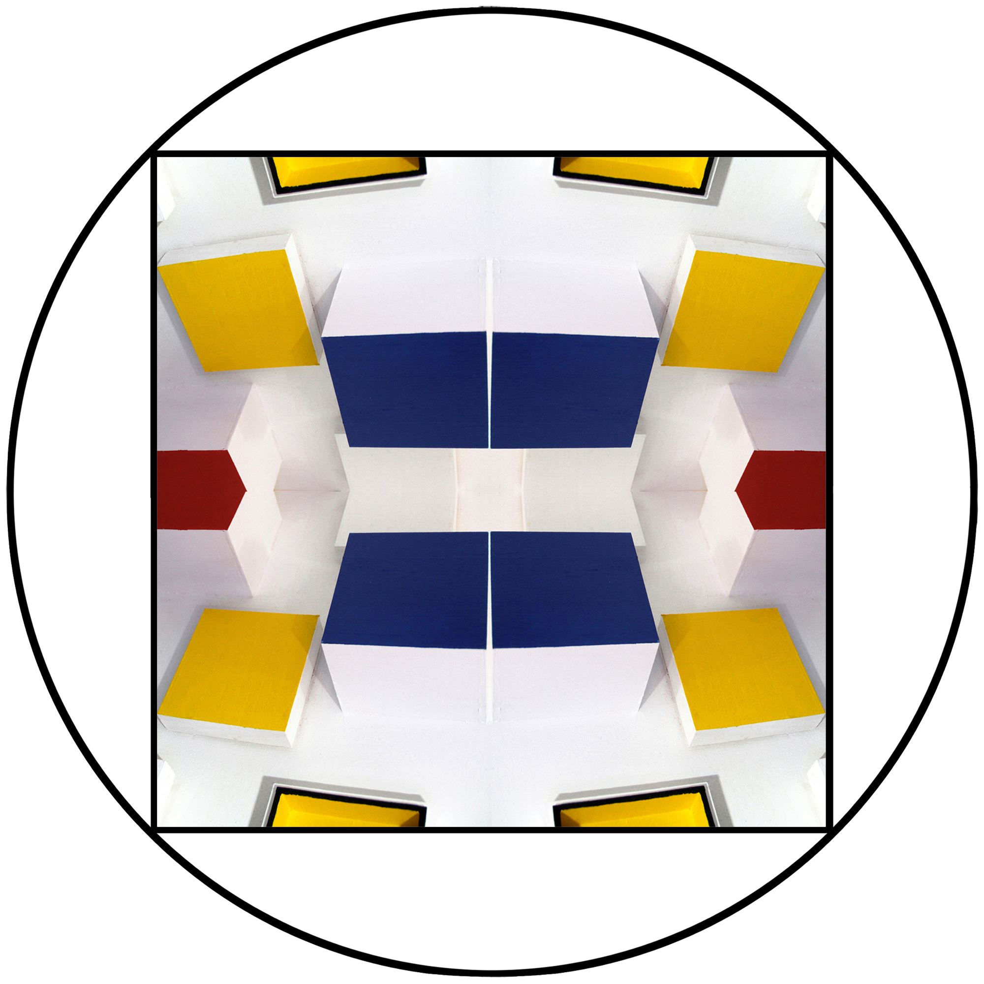 Graphisme abstrait Format rond