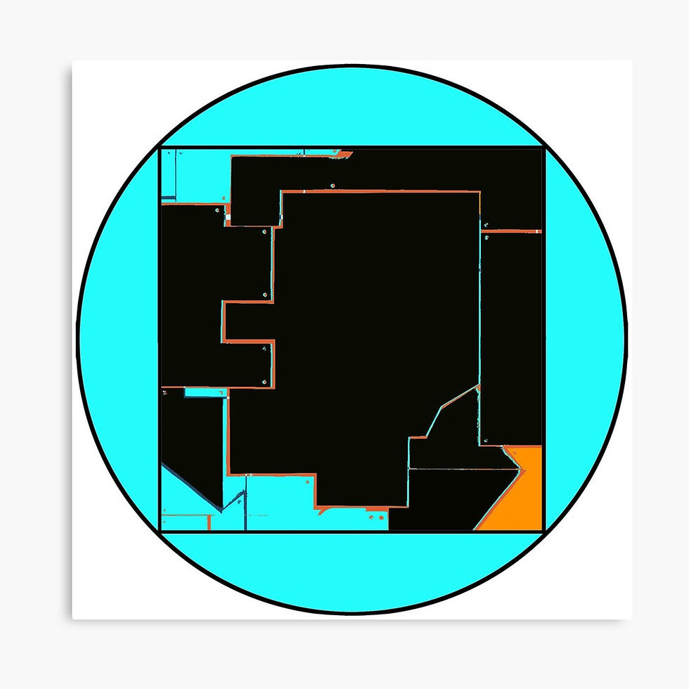 Miniature : Toile montée carrée 34