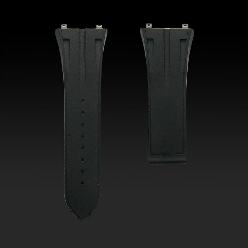 BLACK FKM RUBBER STRAP