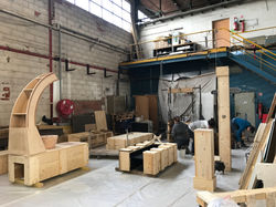 Chantier Décors Prépa Studio 104 Aubervilliers