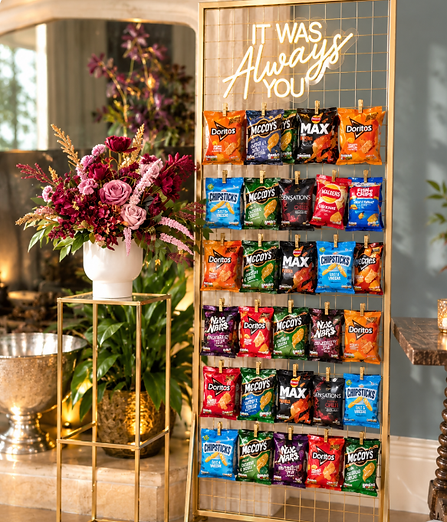 crisp wall for wedding by mapleandbow