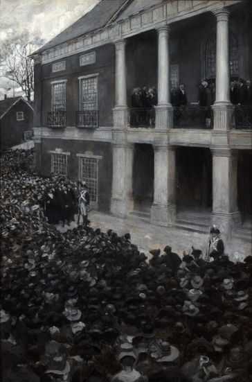 Inauguration of Washington at New York (1902) – Howard Pyle
