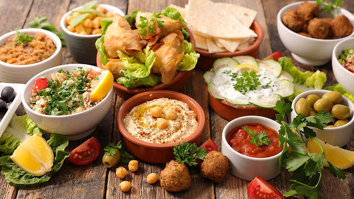 Mediterranean Food Spread