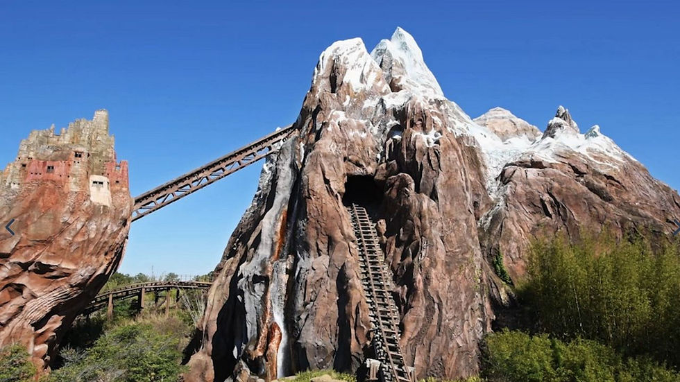 Expedition Everest roller coaster at Disney’s Animal Kingdom, shared by Dani Garcia of Paradise and Pixie Dust Travel Agency.