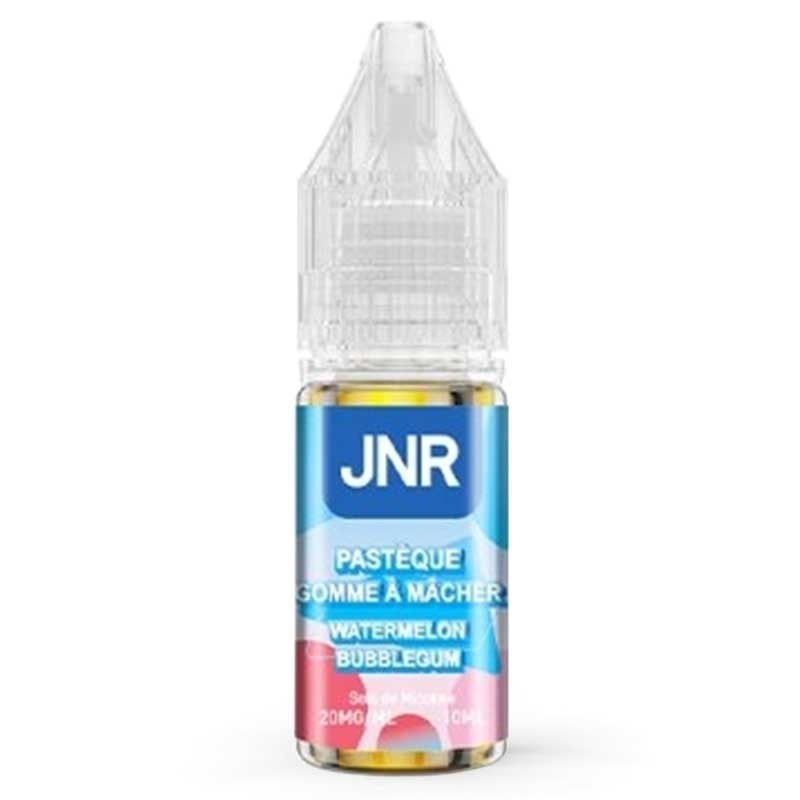 Flacon e-liquide Watermelon Bubble Gum JNR 10ml aux sels de nicotine saveur pastèque chewing-gum glacé