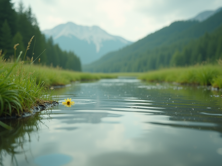 A tranquil setting for relaxation and mental health.