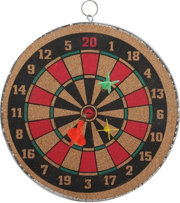 Wood O Plast Dart Board Set 12 inch