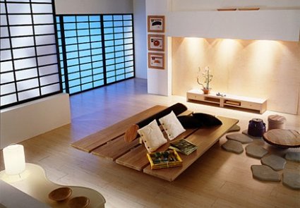 luz en ambiente zen