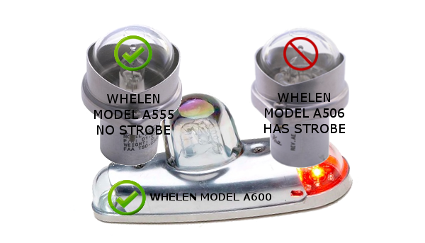 Thumbnail: A508 Halogen LED Replacement Position Light Bulb | 14/28V Compatible