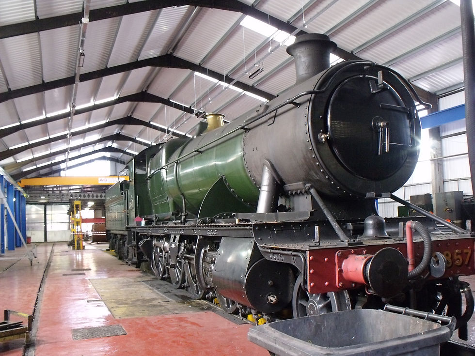 2857 is the first loco in the refurbished Bridgnorth Loco Works & MPD