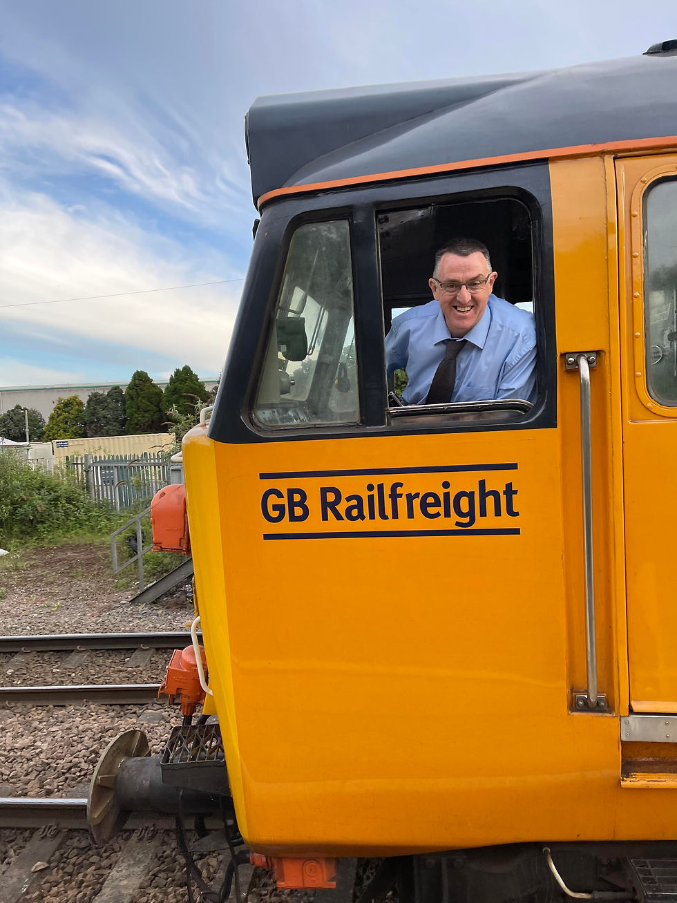 Driver Tony Middleton on 50007 Hercules