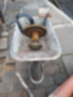 Repairs to leaking water columns at Bridgnorth 21st February 2023