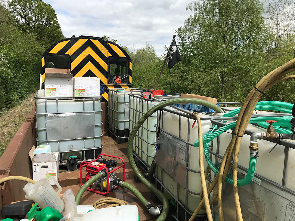 Weedkilling train